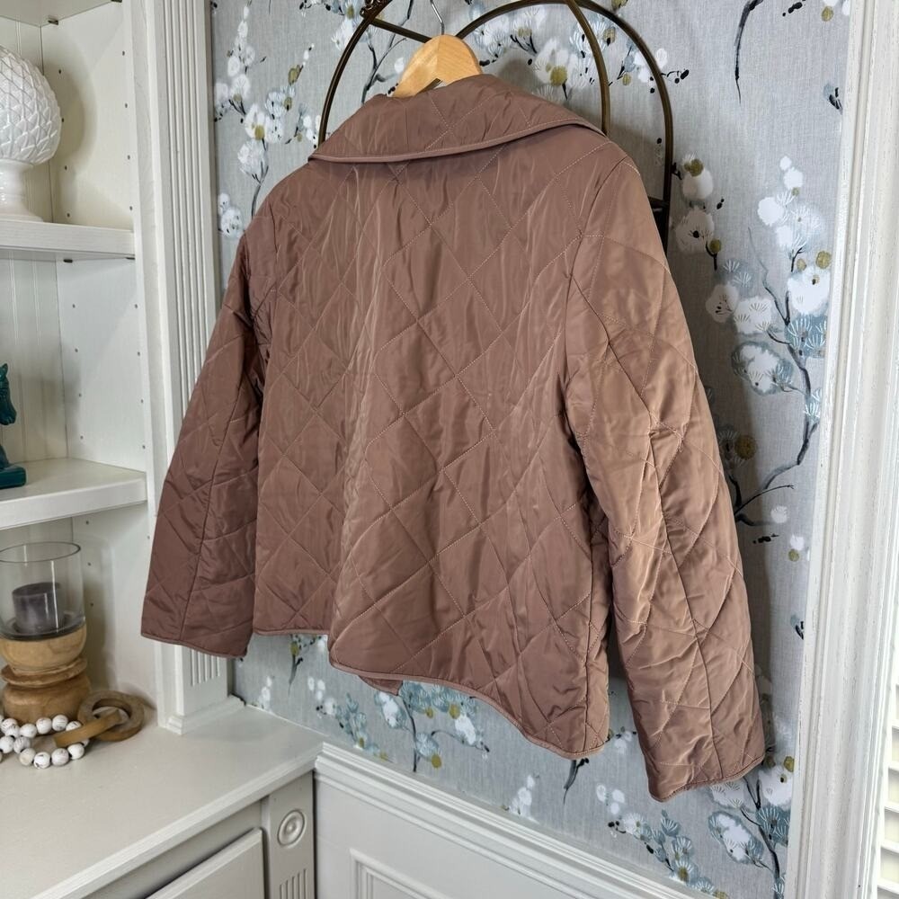 Calvin Klein Mauve Pink Quilted Jacket - Size XL - Picture 2 of 6